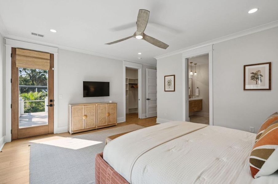 Furnished interior view inside a new home in , Isle Of Palms (Image 51).
