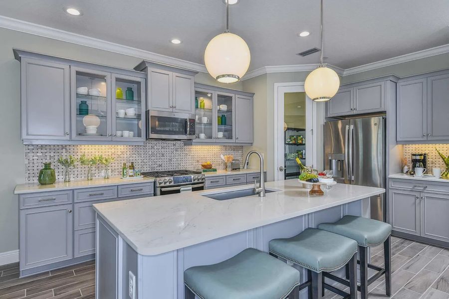 Furnished interior view inside a new home in Boca Royale Golf and Country Club at Wellen Park, Englewood (Image 22). Furnished interior view inside a new home in Boca Royale Golf and Country Club at Wellen Park, Englewood (Image 22).