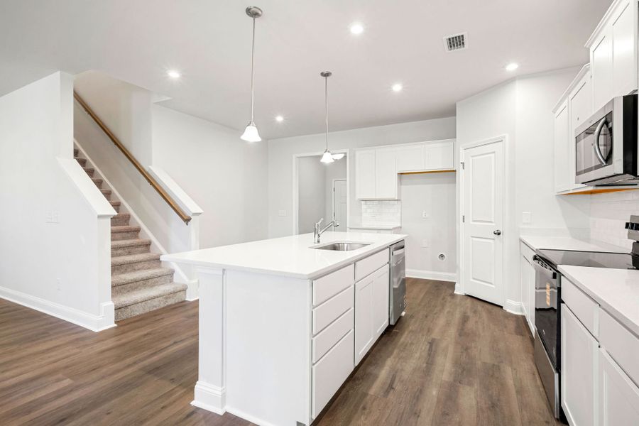 Furnished interior view inside a new home in Waterways, Richmond Hill (Image 6).
