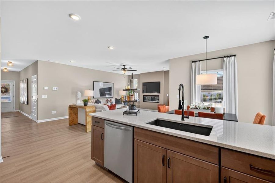 Furnished interior view inside a new home in Hillcrest Park, Ringgold (Image 23).