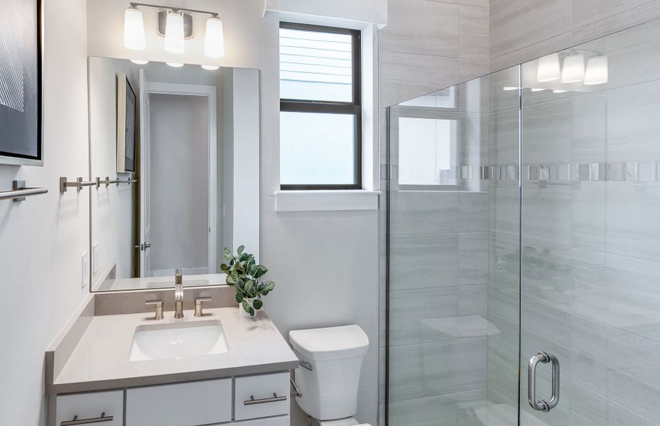 Representative furnished interior of a home built from the Layton Grande by DiVosta in Terreno, Naples (Image 33).