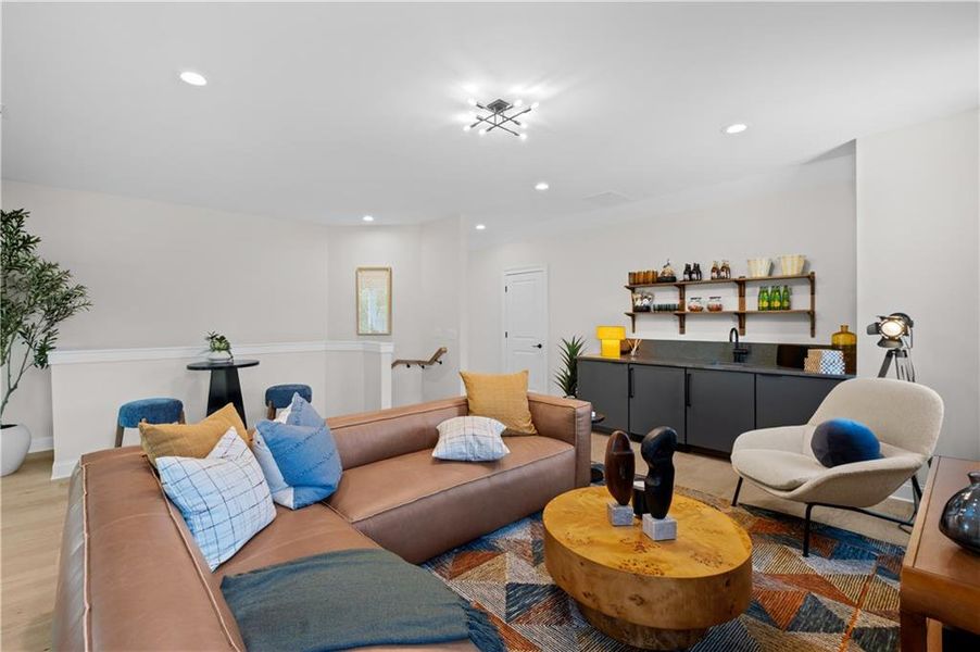 Furnished interior view inside a new home in Laurel View, Suwanee (Image 19). Furnished interior view inside a new home in Laurel View, Suwanee (Image 19).