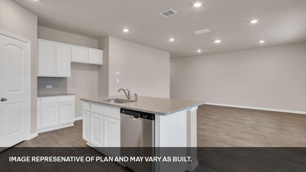 Furnished interior view inside a new home in Prairie Lakes, Buda (Image 10).