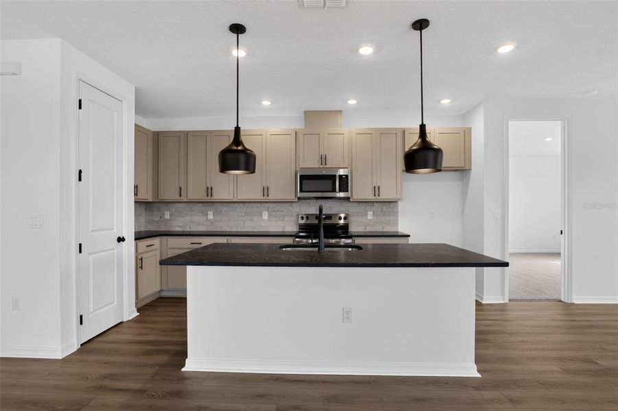 Furnished interior view inside a new home in Trailside, Mount Dora (Image 6). Furnished interior view inside a new home in Trailside, Mount Dora (Image 6).