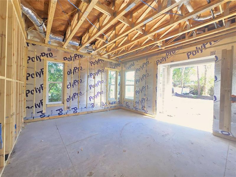 In-progress construction of a new home in , St. Petersburg, FL (Image 22).