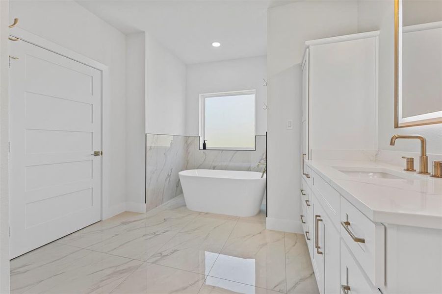 Furnished interior view inside a new home in , Ennis (Image 13).
