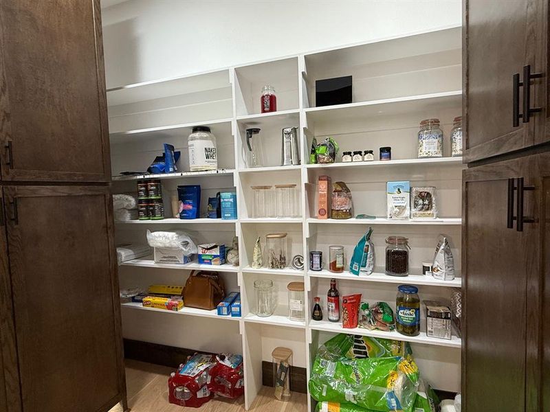 View of storage area