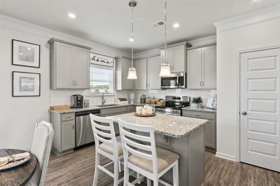 Furnished interior view inside a new home in Glen at Cave Springs, Douglasville (Image 8).
