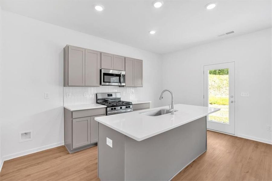 Furnished interior view inside a new home in Salacoa, Calhoun (Image 4).