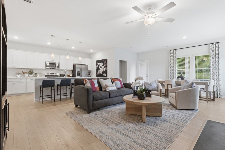 Representative furnished interior of a home built from the Gwinnett II - Genesis Value Collection by Mungo Homes in Hainer Place, Conway (Image 7).
