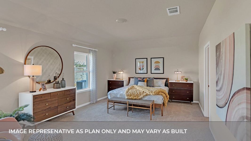 Furnished interior view inside a new home in Bar W Ranch, Leander (Image 16).