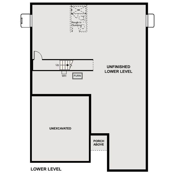 2D floor plan layout of this home in Parkdale Commons, Lafayette, CO (Image 3).