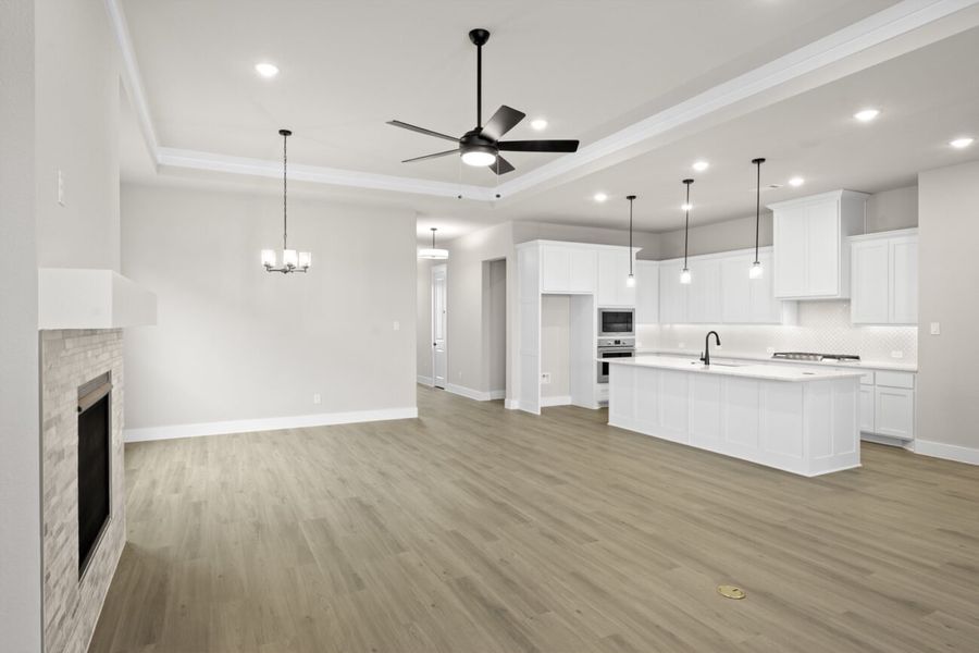 Spacious, unfurnished interior of a new home in Ladera at Timberbrook, Justin (Image 18). Spacious, unfurnished interior of a new home in Ladera at Timberbrook, Justin (Image 18).