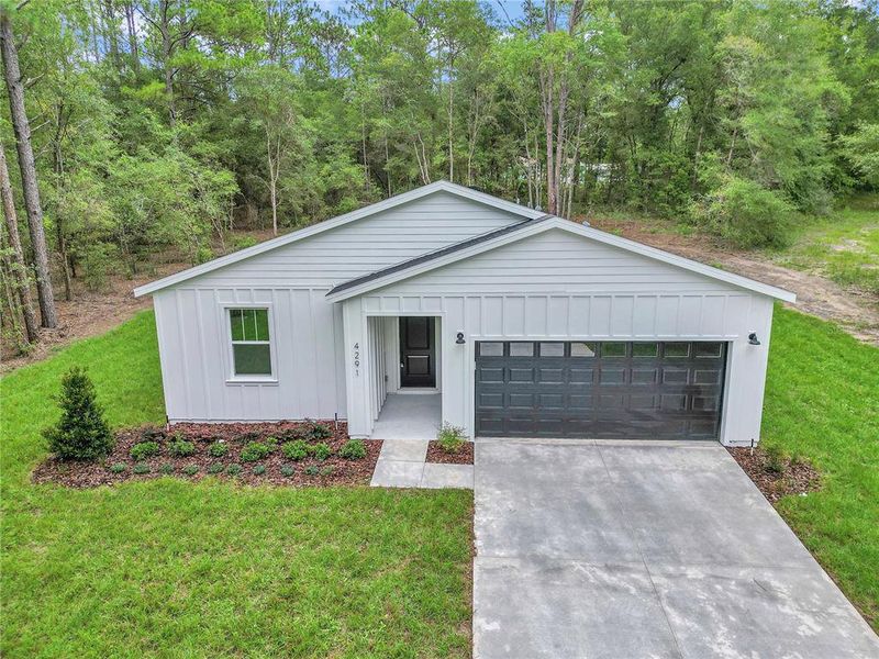 ACTUAL EXTERIOR OF HOME. COMPLETED