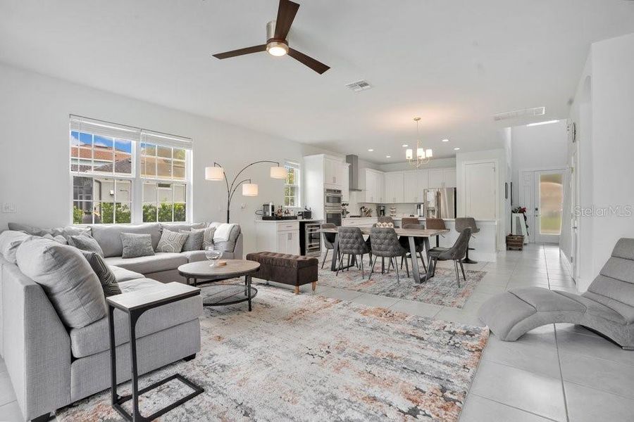 Furnished interior view inside a new home in , Reunion (Image 22).