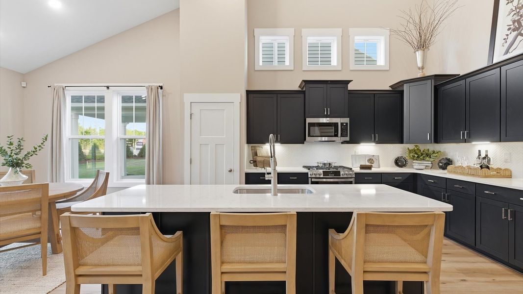 Representative furnished interior of a home built from the Cooper 3 by DRB Homes in Pelham Crossing Single Family Homes, Greenville (Image 9).