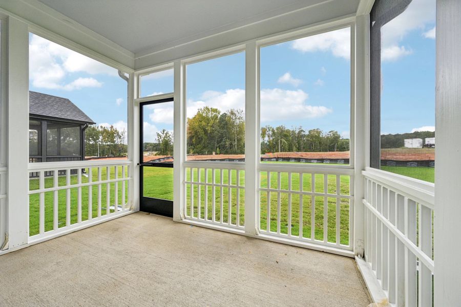 Screened-In Porch featuring the AW Collection® Serene - Breathe deep and unwind in soft light.