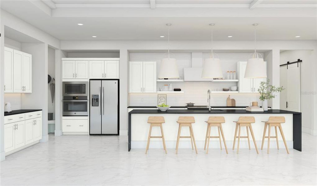 Furnished interior view inside a new home in Eden Preserve, Altamonte Springs (Image 10).