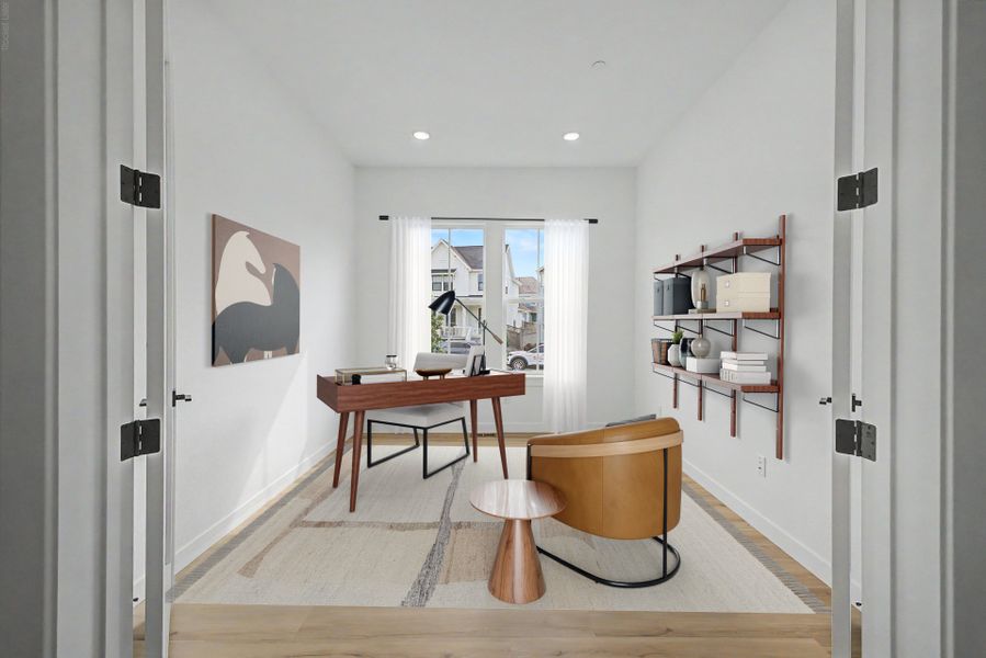 Furnished interior view inside a new home in Westerly, Erie (Image 6).