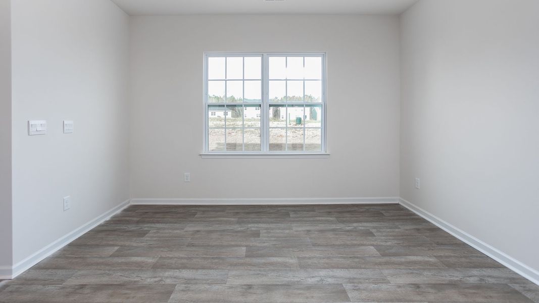 Spacious, unfurnished interior of a new home in The Gables at Edinborough Townes, Gibsonville (Image 12).
