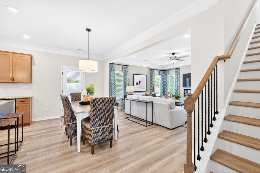 Furnished interior view inside a new home in Cobblestone Crossing Commons, Warner Robins (Image 6).