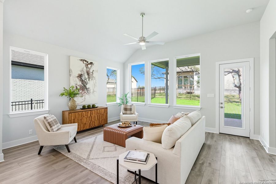 Furnished interior view inside a new home in Esperanza – New Phase Now Selling, Boerne (Image 13).
