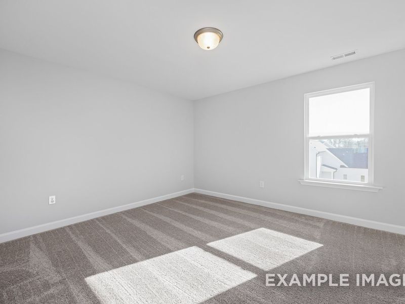 Representative unfurnished interior of a home built from the The Cypress II by Davidson Homes LLC in Tobacco Road, Angier (Image 36). Representative unfurnished interior of a home built from the The Cypress II by Davidson Homes LLC in Tobacco Road, Angier (Image 36).