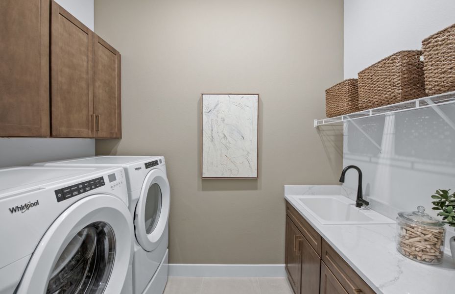 Upgraded Laundry Room