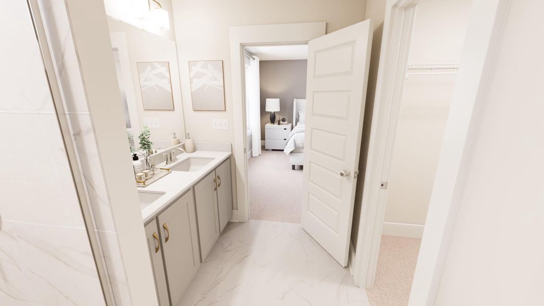 Furnished interior view inside a new home in McConnell Ridge, McLeansville (Image 7).