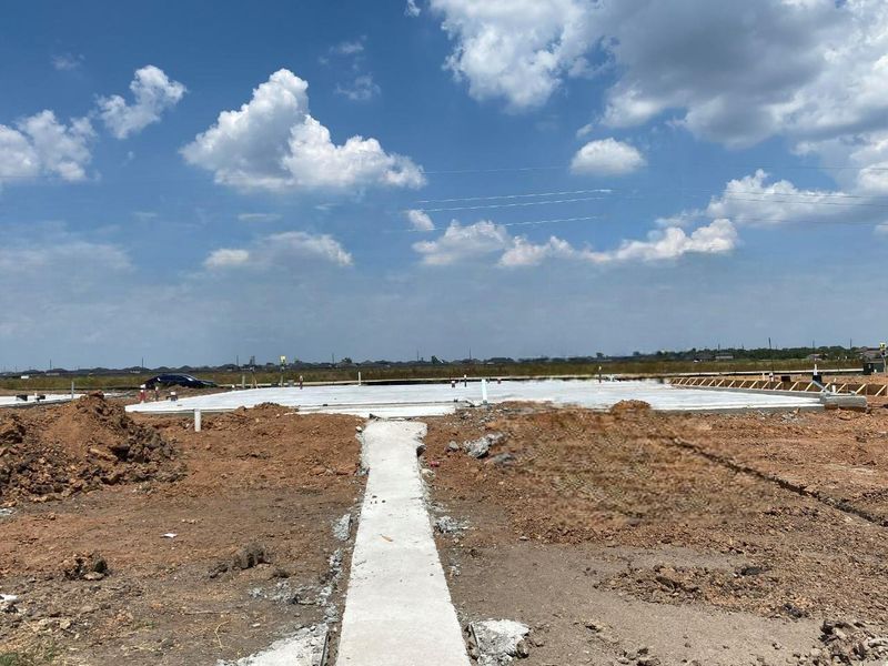 Site preparation for new homesites in Coastal Point, League City (Image 3).