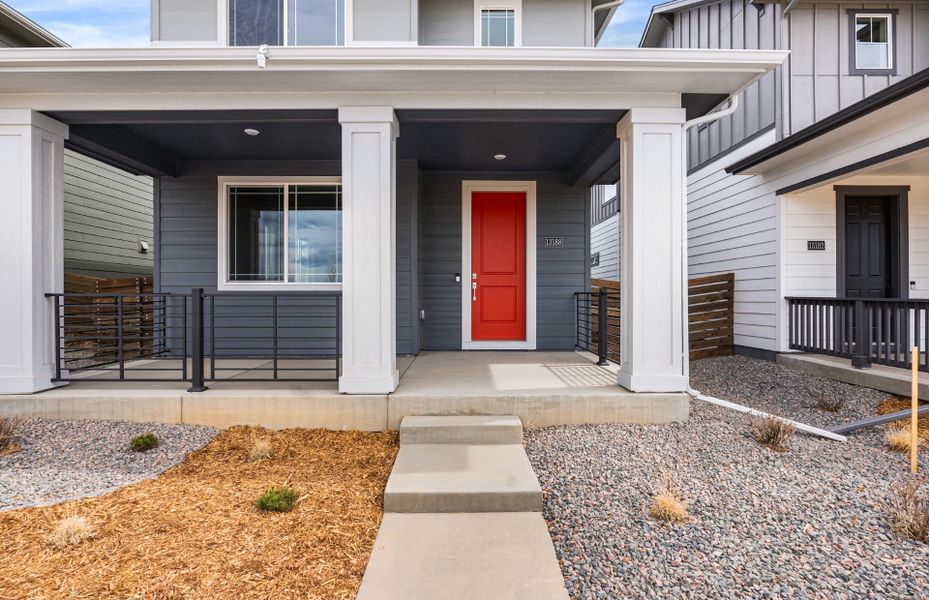 Exterior details and patio area of a home in Barefoot Village, Firestone (Image 25). Exterior details and patio area of a home in Barefoot Village, Firestone (Image 25).