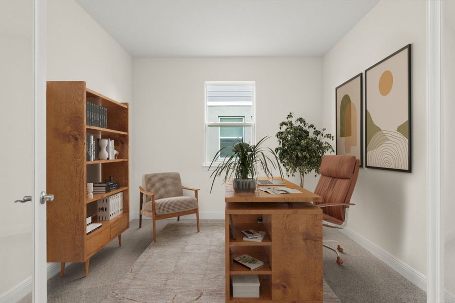 Furnished interior view inside a new home in Windwater, Parrish (Image 8).