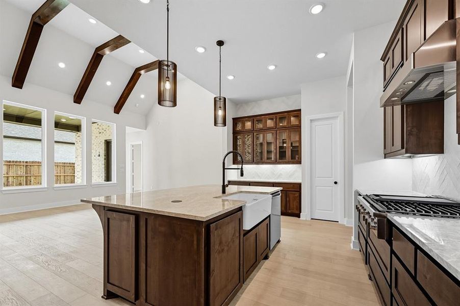 Furnished interior view inside a new home in Dove Hollow, Waxahachie (Image 4). Furnished interior view inside a new home in Dove Hollow, Waxahachie (Image 4).