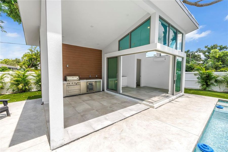 Front exterior of a new home in , Sarasota, FL, highlighting curb appeal (Image 24).
