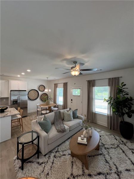 Furnished interior view inside a new home in , Athens (Image 16).