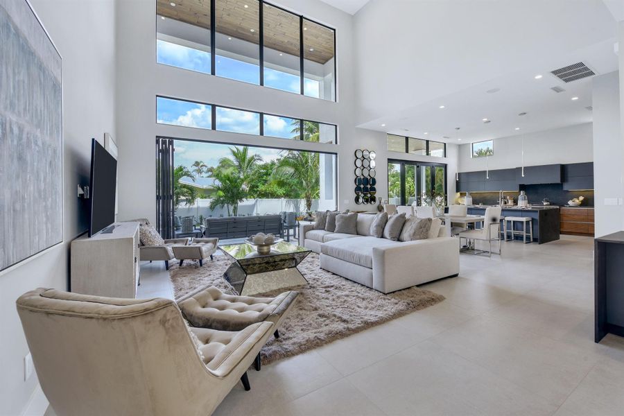 Furnished interior view inside a new home in , Boca Raton (Image 7). Furnished interior view inside a new home in , Boca Raton (Image 7).