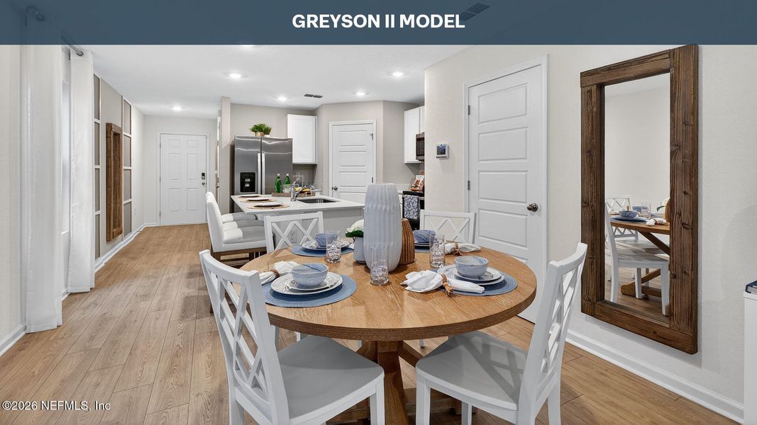 Furnished interior view inside a new home in Hansen Creek, Jacksonville (Image 10).