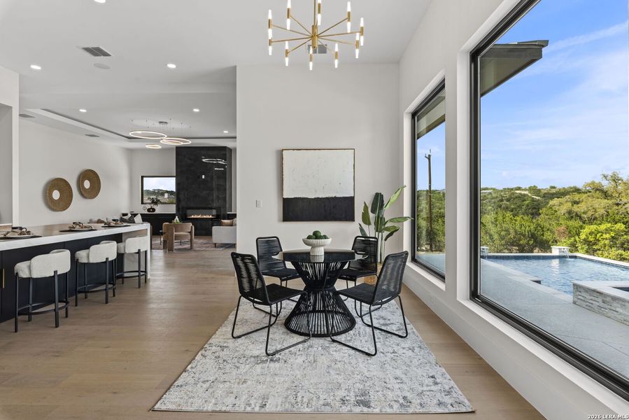 Furnished interior view inside a new home in , San Antonio (Image 31). Furnished interior view inside a new home in , San Antonio (Image 31).