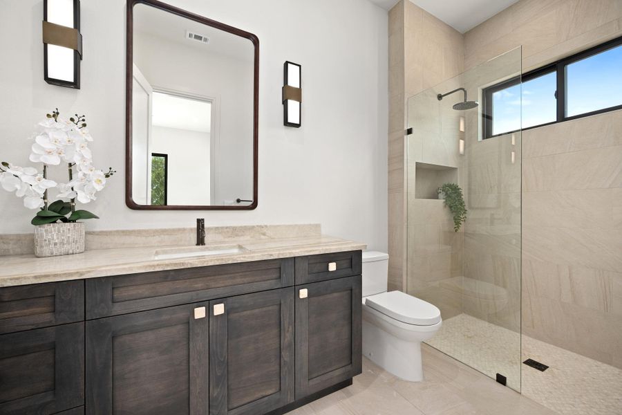 Furnished interior view inside a new home in , Liberty Hill (Image 14).