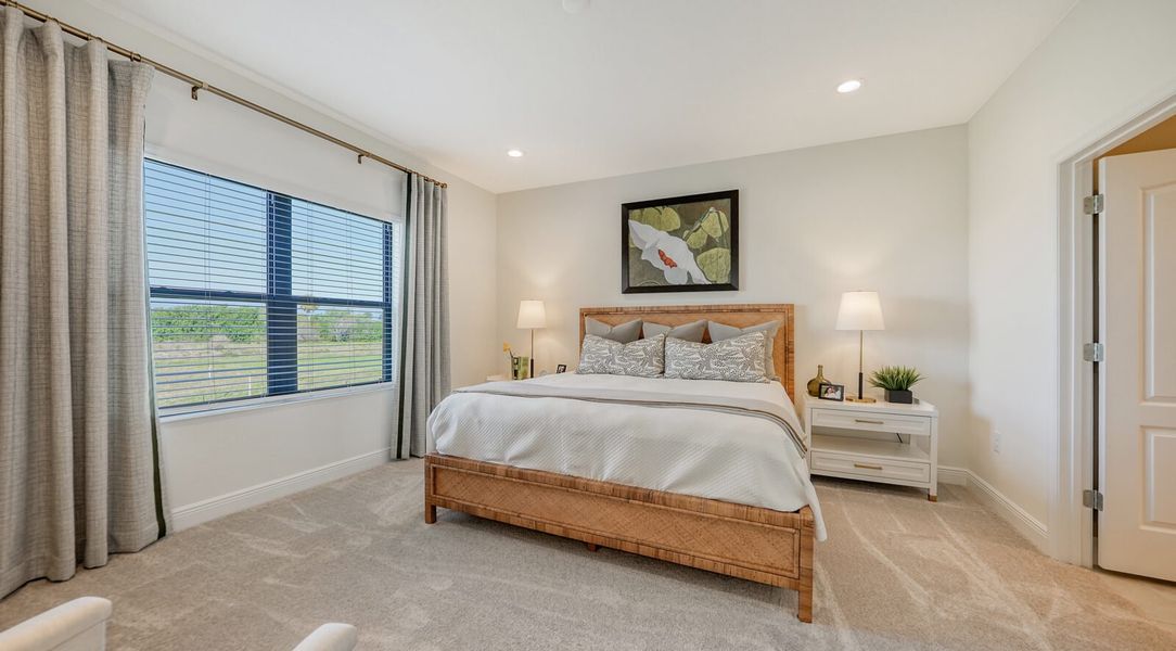 Representative furnished interior of a home built from the Sandcastle 2 by Neal Communities in Vistera of Venice, Venice (Image 19).