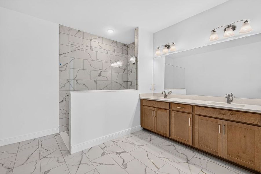 Furnished interior view inside a new home in The Sanctuary – Royal Collection, Punta Gorda (Image 12).
