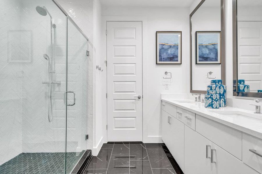 Furnished interior view inside a new home in Bluebonnet Lofts, Austin (Image 12).