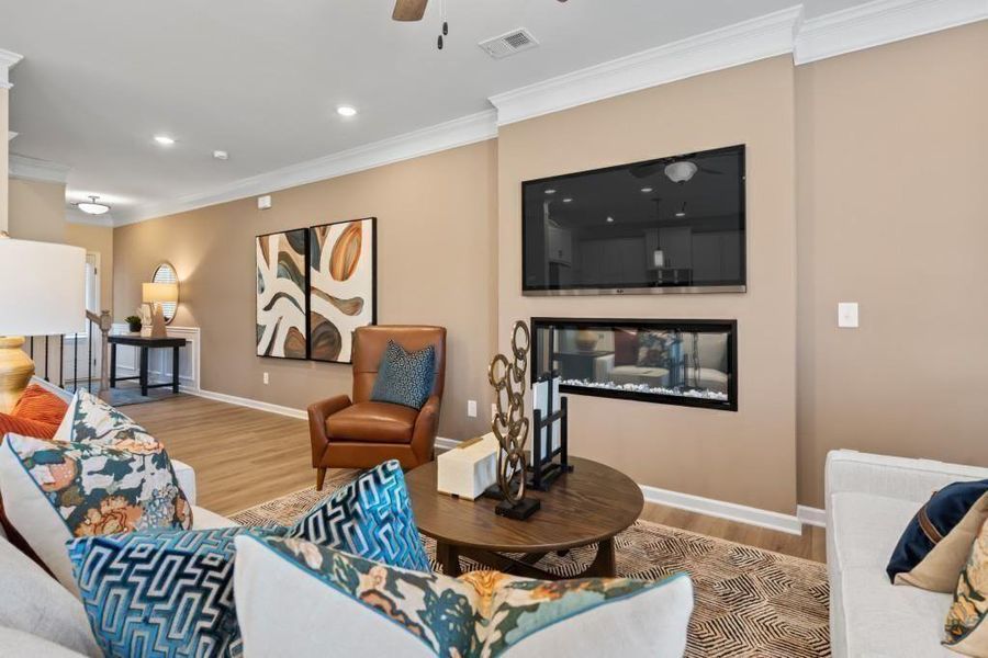 Furnished interior view inside a new home in Franklin Manor, Lawrenceville (Image 30).