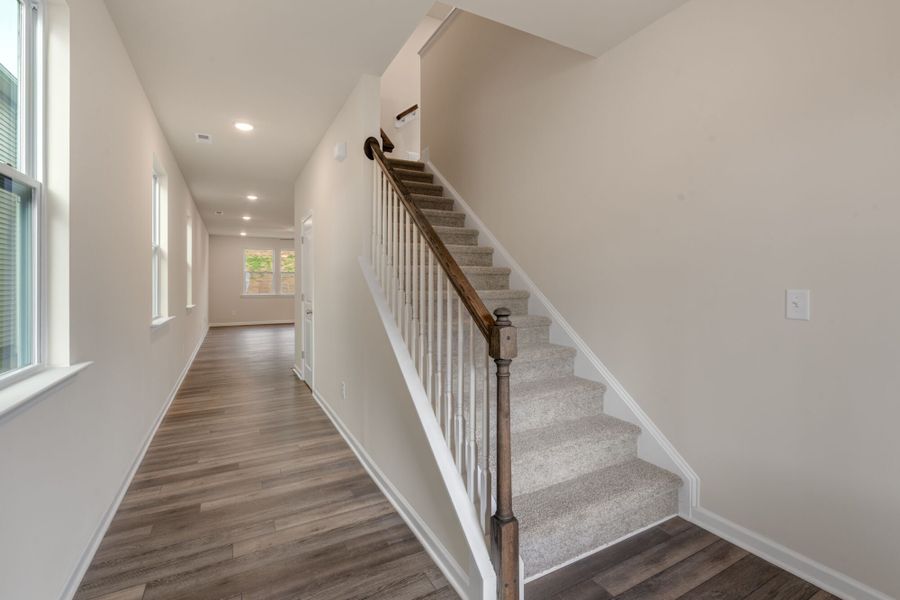 Representative unfurnished interior of a home built from the Getty by Mattamy Homes in Magnolia Park, Garner (Image 19).