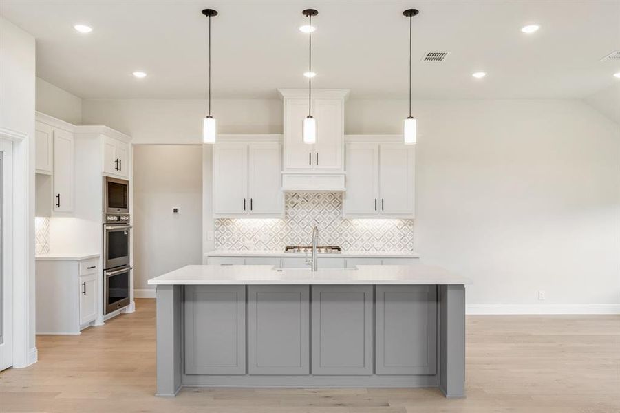 Furnished interior view inside a new home in Parks at Panchasarp Farms 65, Burleson (Image 15). Furnished interior view inside a new home in Parks at Panchasarp Farms 65, Burleson (Image 15).