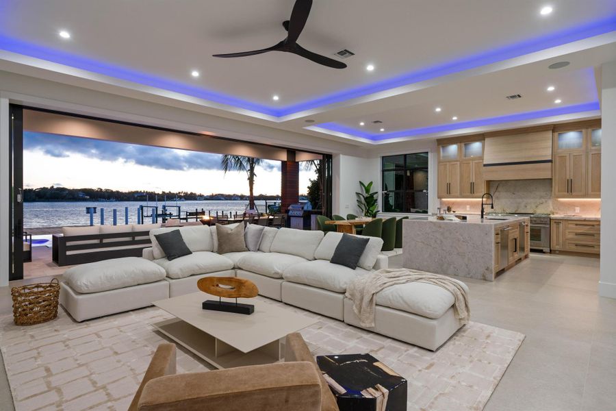 Furnished interior view inside a new home in , Lantana (Image 10).