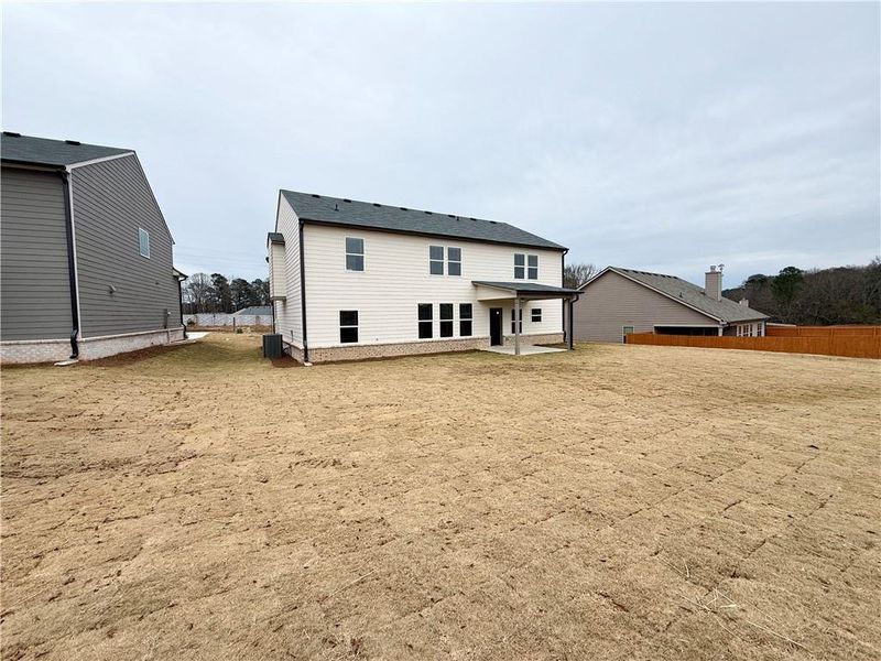 Exterior details and patio area of a home in , Buford (Image 17). Exterior details and patio area of a home in , Buford (Image 17).