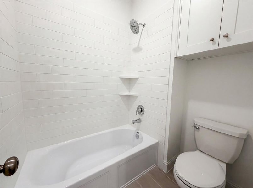 Furnished interior view inside a new home in The Highlands, Porter (Image 9).