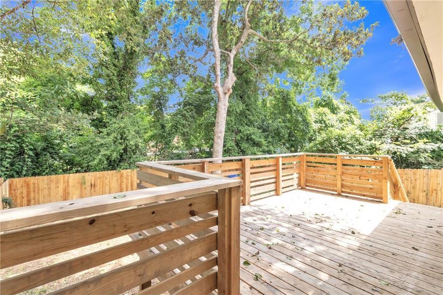 Exterior details and patio area of a home in , Atlanta (Image 3).