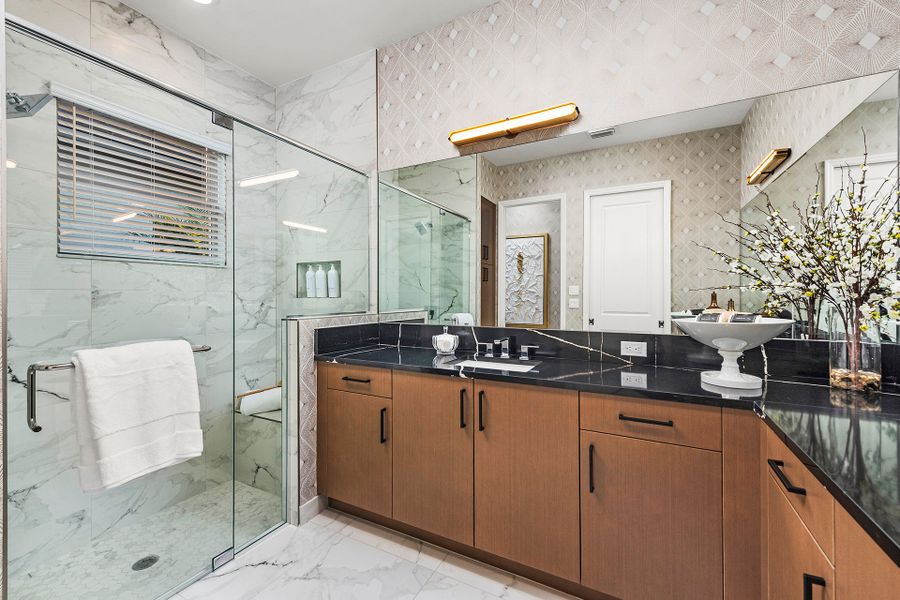 Representative furnished interior of a home built from the Skyline by GL Homes in Valencia Sky (55+), Naples (Image 11).